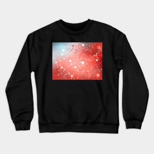 Textural Coral Background Crewneck Sweatshirt